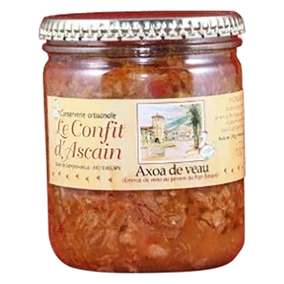 Kalbsgeschnetzeltes in Paprika Sauce - Axoa de veau