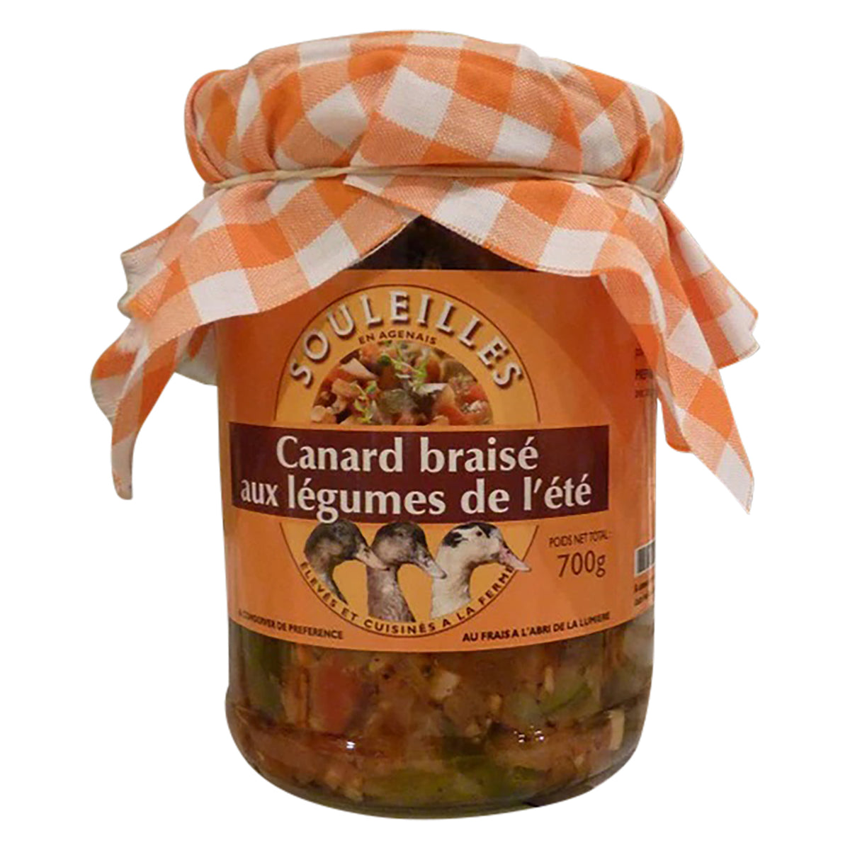 Ente mit Sommergemüse - Canard braisé aux légumes de l'été