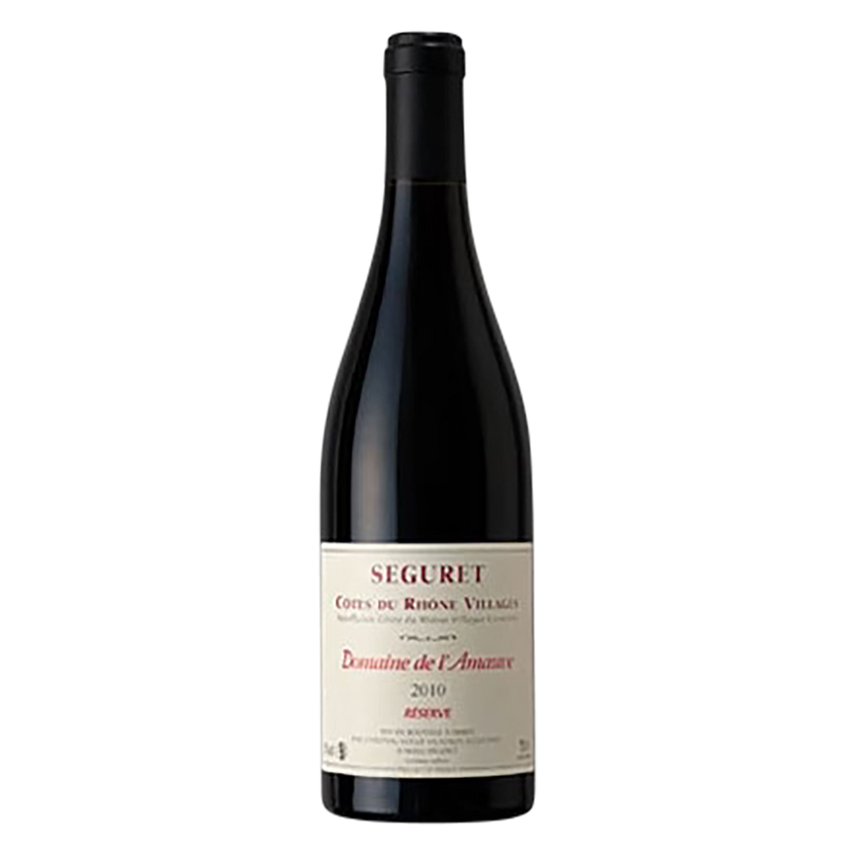 Seguret Village Contrôlée "Réserve" Bio Rotwein 2022